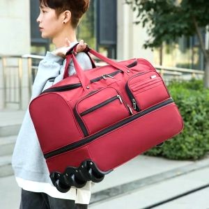 Grand Sac De Voyage Multi Poche A Roulette 8
