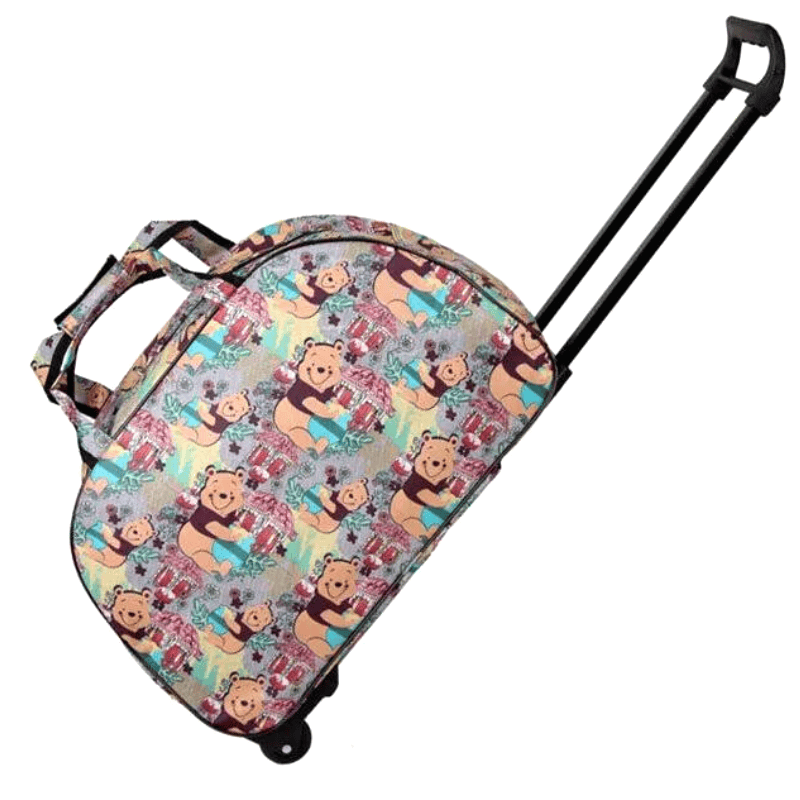 Grand sac fourre-tout de voyage vintage tapisserie