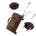 Sac De Voyage Cuir A Roulette