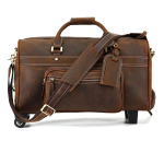 Sac De Voyage Cuir A Roulette