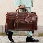 Sac De Voyage Cuir A Roulette 2