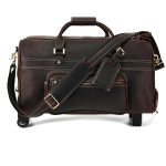 Sac De Voyage Cuir A Roulette 2