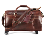 Sac De Voyage Cuir A Roulette 3