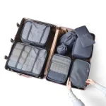 Sacs de rangement pour voyage-gris-foncé